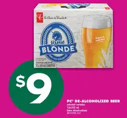 No Frills PC DE-ALCOHOLIZED BEER, 12x355 mL offer