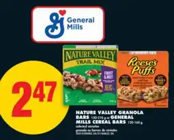 No Frills NATURE VALLEY GRANOLA BARS, 130-210 g or GENERAL MILLS CEREAL BARS, 120-160 g offer