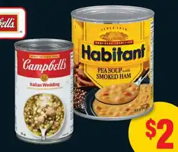 No Frills CAMPBELL'S READY TO SERVE, 515 mL or HABITANT, 796 mL SOUP offer