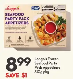 Longo's Longo's Frozen Seafood Party Pack Appetizers offer