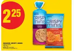 No Frills QUAKER CRISPY MINIS, 100-199 G offer