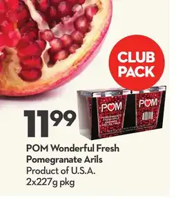 Longo's POM Wonderful Fresh Pomegranate Arils offer