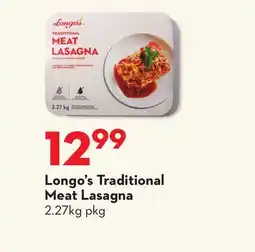 Longo's Longo's Traditional Meat Lasagna offer