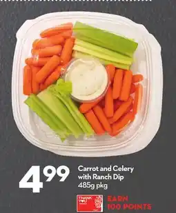 Longo's Carrot and Celery with Ranch Dip offer