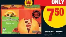 No Frills MCCAIN PIZZA POCKETS, 540/600 G offer