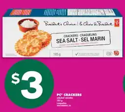 No Frills PC CRACKERS, 185 g offer