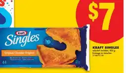 No Frills KRAFT SINGLES, 825 g offer