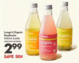 Longo's Longo's Organic Kombucha offer
