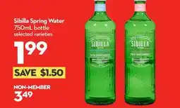 Longo's Sibilla Spring Water offer