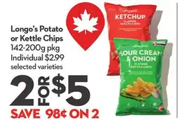 Longo's Longo's Potato or Kettle Chips offer