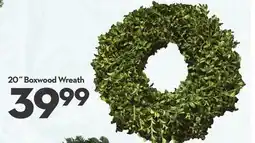Longo's 20˝ Boxwood Wreath offer