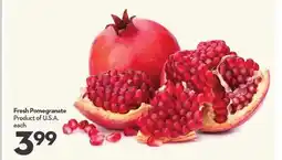 Longo's Fresh Pomegranate offer