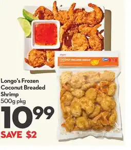 Longo's Longo's Frozen Coconut Breaded Shrimp offer
