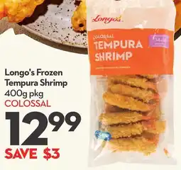 Longo's Longo's Frozen Tempura Shrimp offer