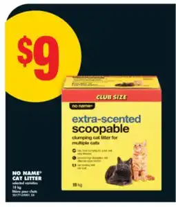 No Frills NO NAME CAT LITTER, 18 kg offer