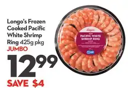 Longo's Longo's Frozen Cooked Pacific White Shrimp Ring offer