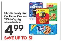 Longo's Christie Family Size Cookies or Crackers offer