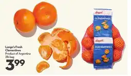 Longo's Longo's Fresh Clementines offer