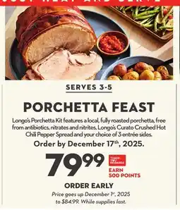 Longo's Longo's Porchetta Kit offer