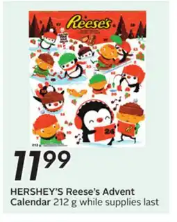 Sobeys HERSHEY'S Reese's Advent Calendar offer