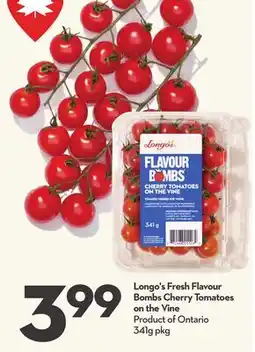 Longo's Longo's Fresh Flavour Bombs Cherry Tomatoes on the Vine offer