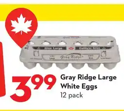 Longo's Large White Eggs offer