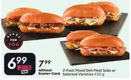 Sobeys 2-Pack Mixed Deli Meat Subs or offer