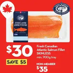 Longo's Fresh Canadian Atlantic Salmon Fillet SKINLESS offer