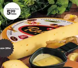 Longo's Swiss Raclette Cheese offer