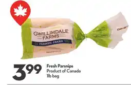 Longo's Fresh Parsnips offer