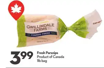 Longo's Fresh Parsnips offer