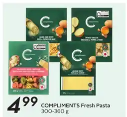 Sobeys COMPLIMENTS Fresh Pasta offer