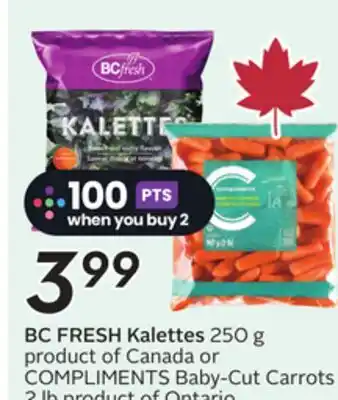 Sobeys BC FRESH Kalettes offer