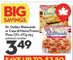 Longo's Dr. Oetker Ristorante or Casa di Mama Frozen Pizza offer