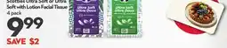 Longo's Scotties Ultra Soft or Ultra Soft with Lotion Facial Tissue offer