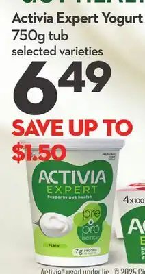 Longo's Activia Expert Yogurt offer