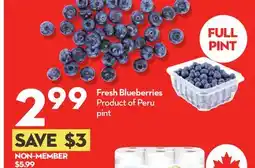 Longo's Fresh Blueberries offer