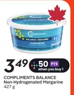 Sobeys COMPLIMENTS BALANCE Non-Hydrogenated Margarine offer