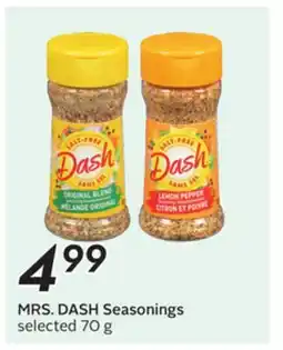 Sobeys MRS. DASH Seasonings offer