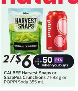 Sobeys CALBEE Harvest Snaps or SnapPea Crunchions offer