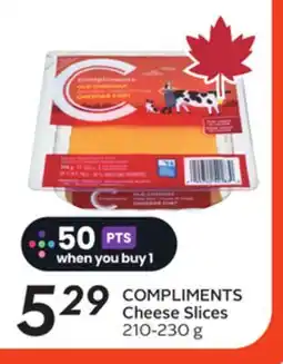 Sobeys COMPLIMENTS Cheese Slices offer