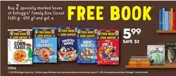 Longo's Kellogg's Family Size Cereal offer