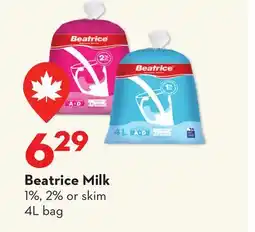 Longo's Beatrice Milk offer