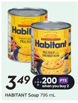 Sobeys HABITANT Soup offer