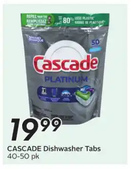 Sobeys CASCADE Dishwasher Tabs offer