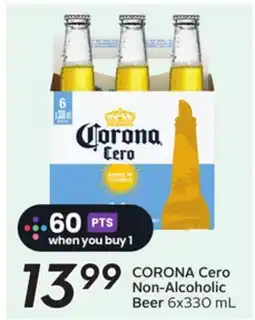 Sobeys CORONA Cero Non-Alcoholic Beer offer