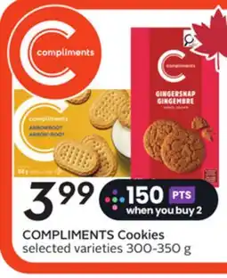 Sobeys COMPLIMENTS Cookies offer