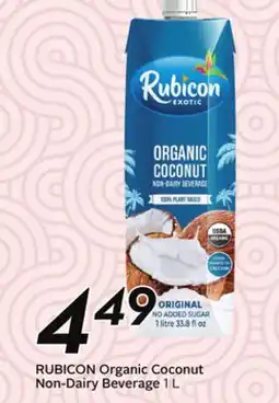 Sobeys RUBICON Organic Coconut Non-Dairy Beverage offer