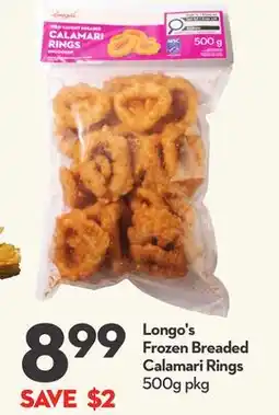 Longo's Longo's Frozen Breaded Calamari Rings offer