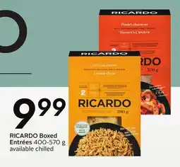 Sobeys RICARDO Boxed Entrées offer